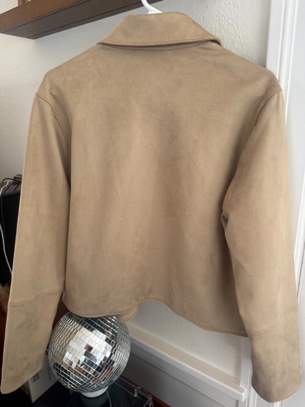 Abercrombie and Fitch Vegan Suede Jacket - Picture 4 of 4